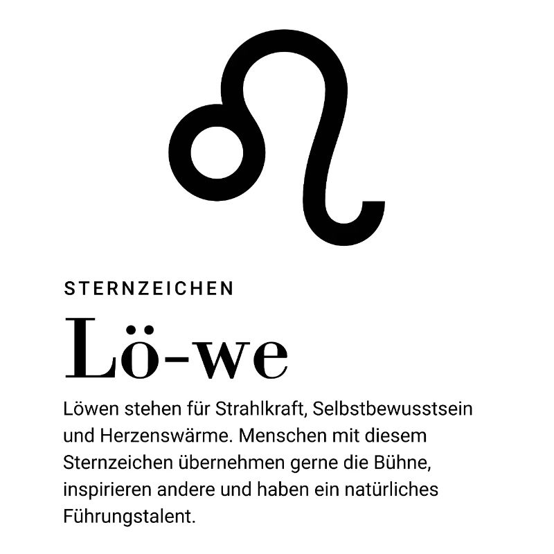 Sternzeichen Löwe