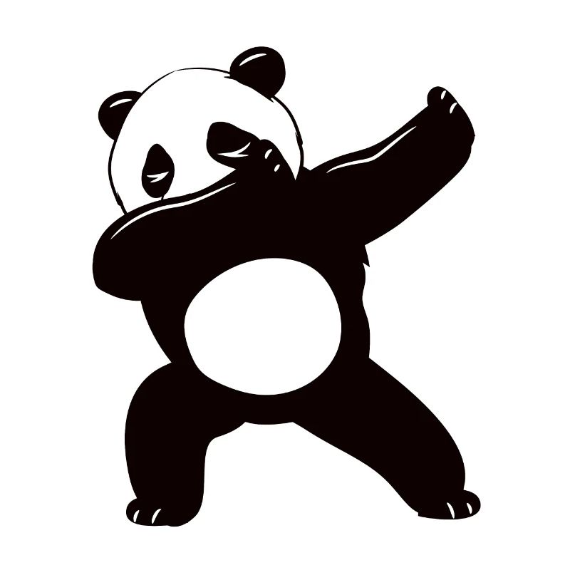 Dabbing panda