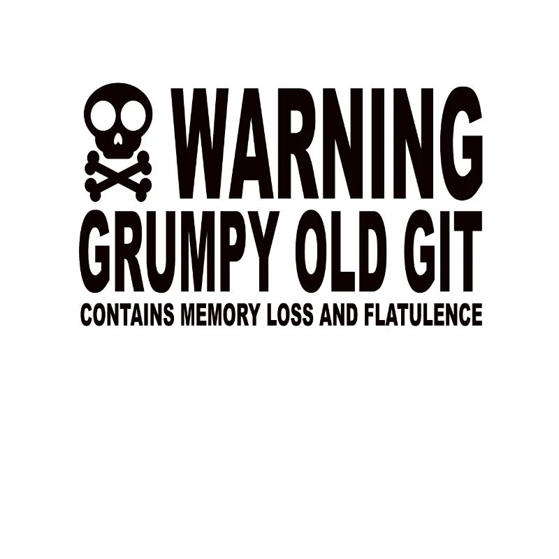 Warning Grumpy Old Git