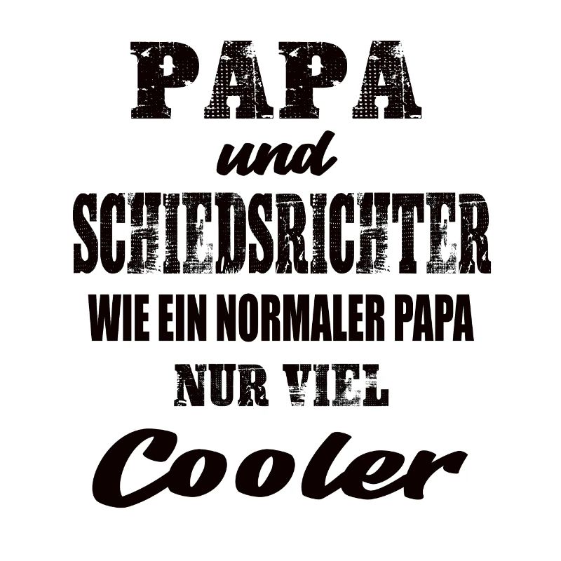Papa und Schiedsrichter