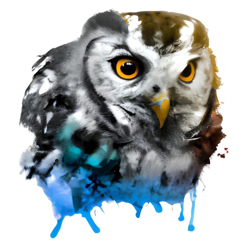 Bunte Eule
