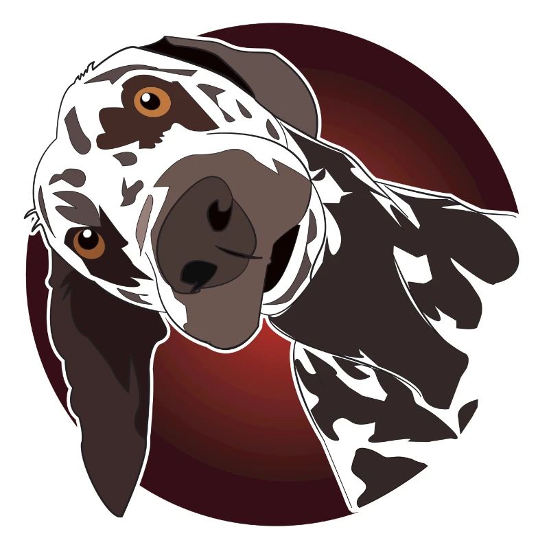 lustiger Dalmatiner Geschenk