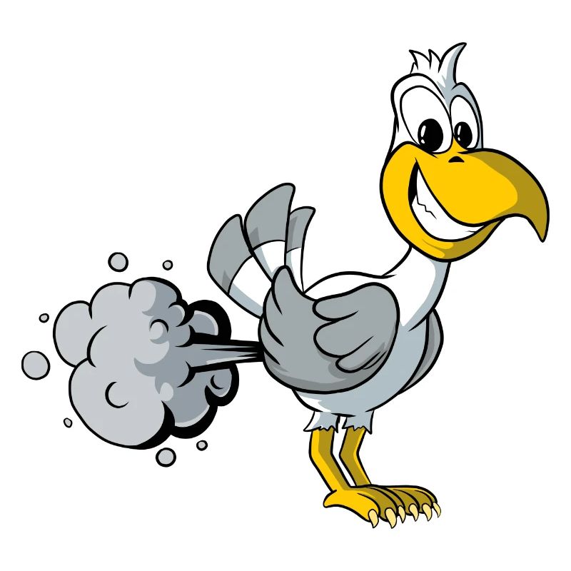 Lustiger Vogelfurz - Vogel