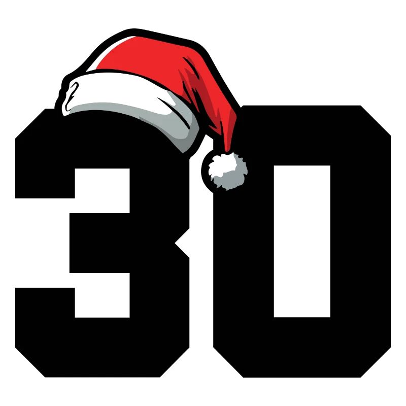30 Zahl Weihnachten
