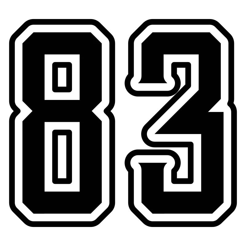 83 Zahl Symbol