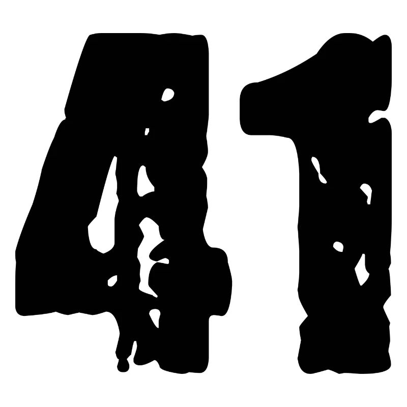 41 Zahl Trikot