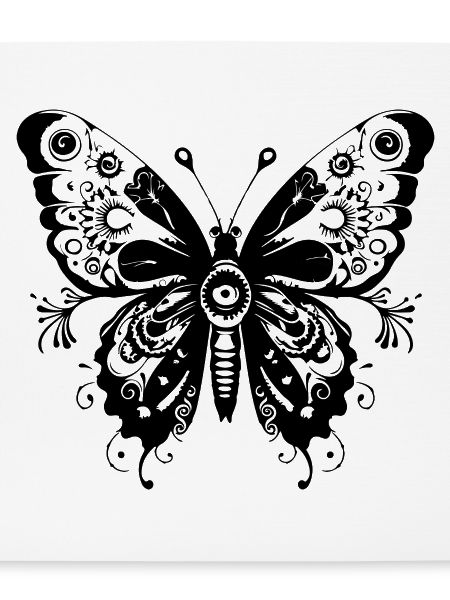 Schmetterling Mandala Boho