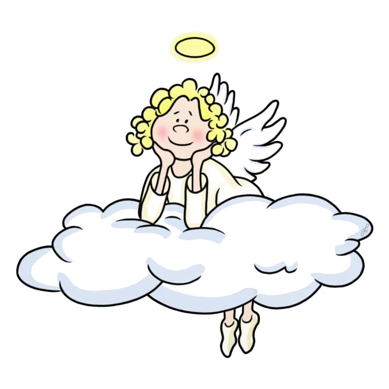 kleiner Engel-Wolke-Pause
