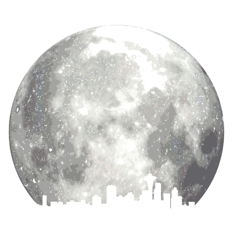 full moon skyline