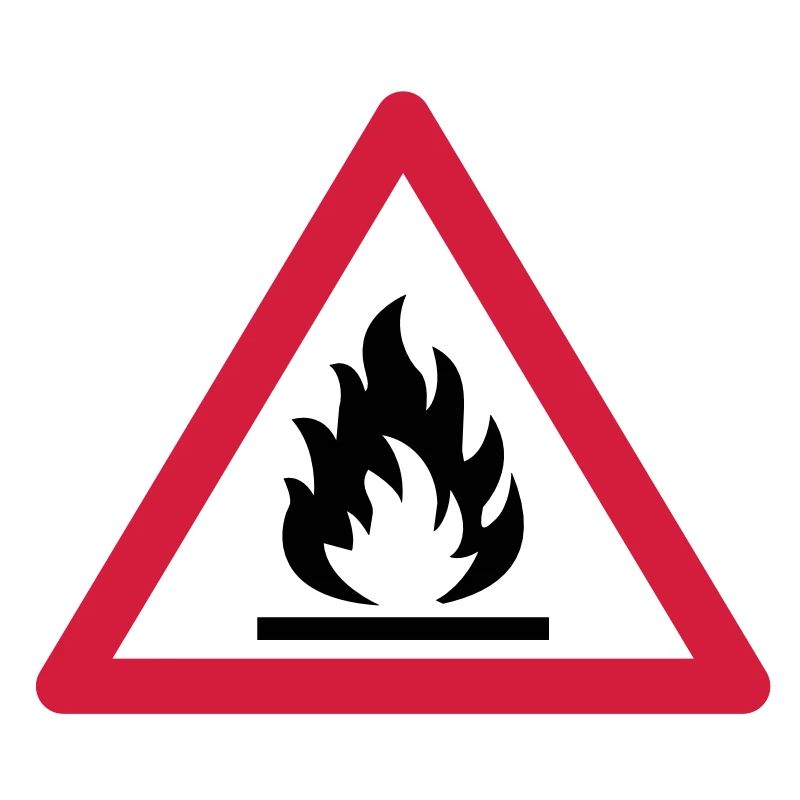 Branntgefahr schild