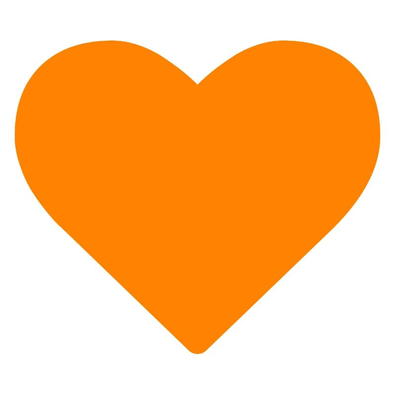 Herz Orange