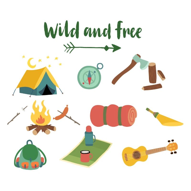 Camping Pfadfinder Lagerfeuer