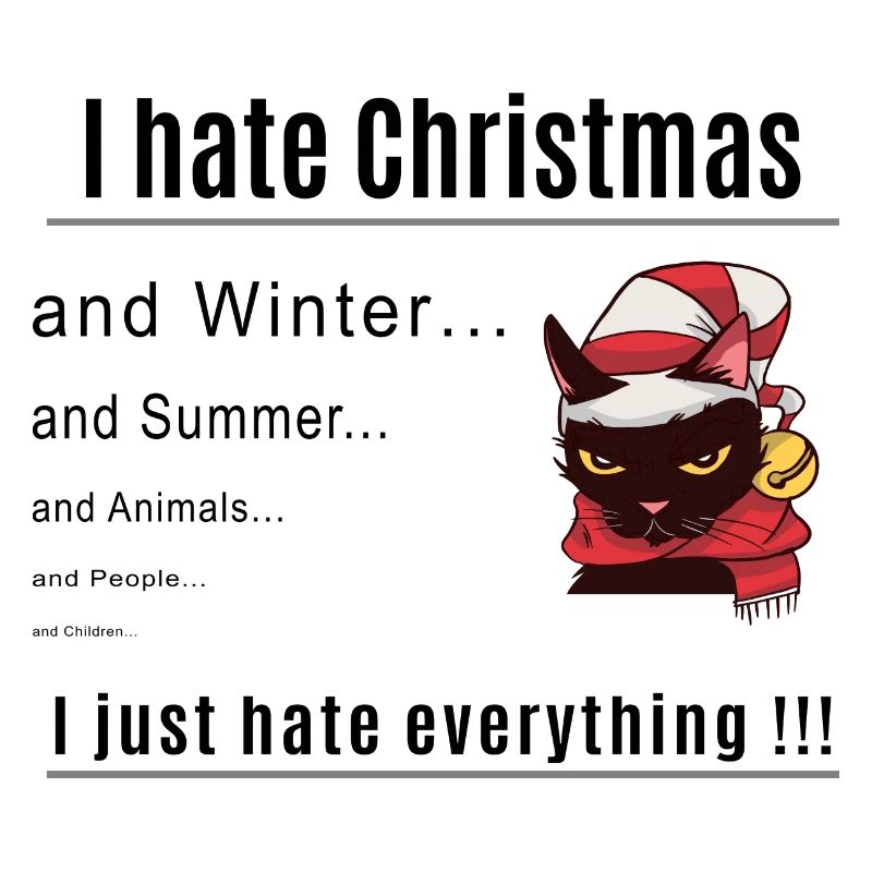 I hate Christmas