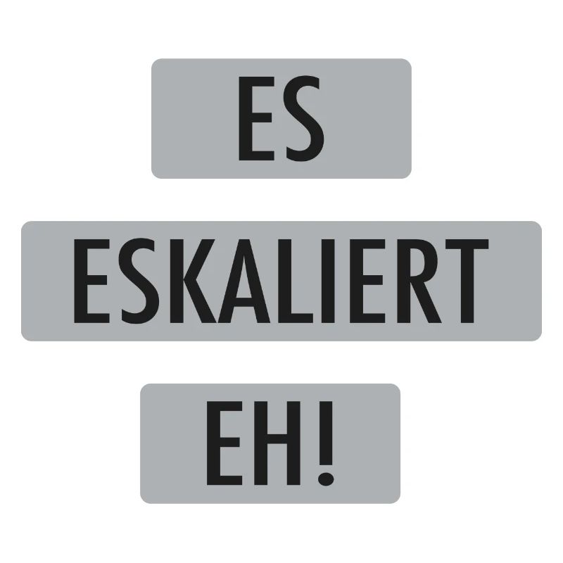 Es eskaliert eh!
