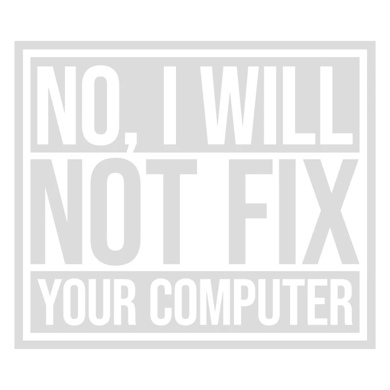 not fix your computer