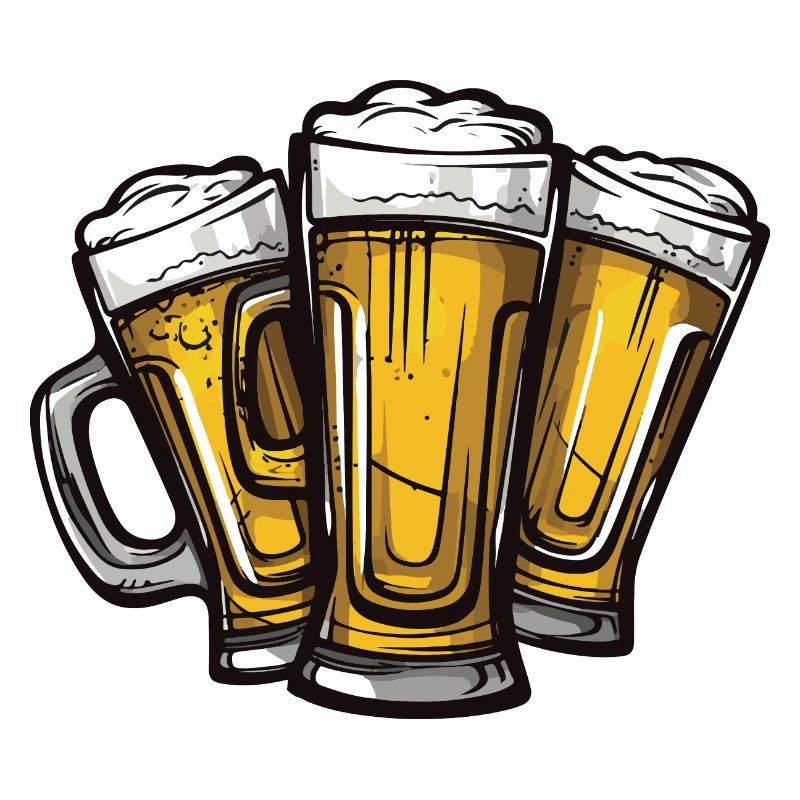 Bier Anstoßen Party