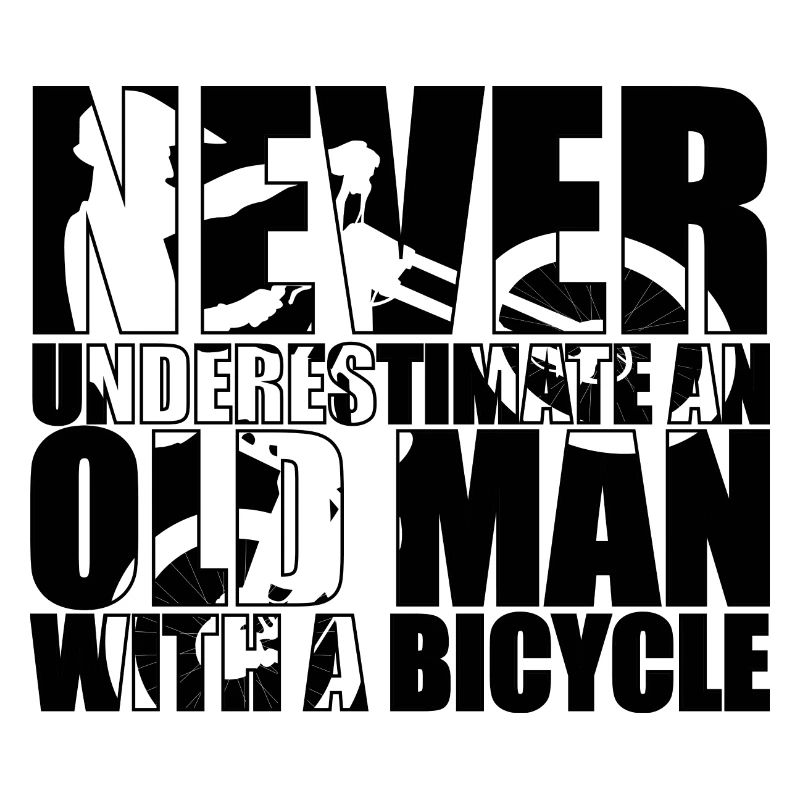 Lustiger Fahrrad Spruch