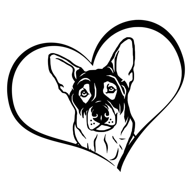 Schäferhund im Herz