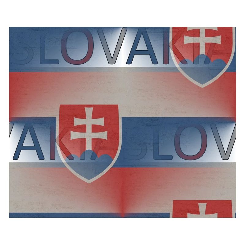 Slowakei Flagge - Kunstdesign