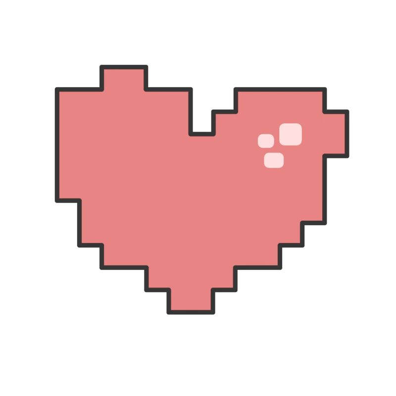Herz Pixel
