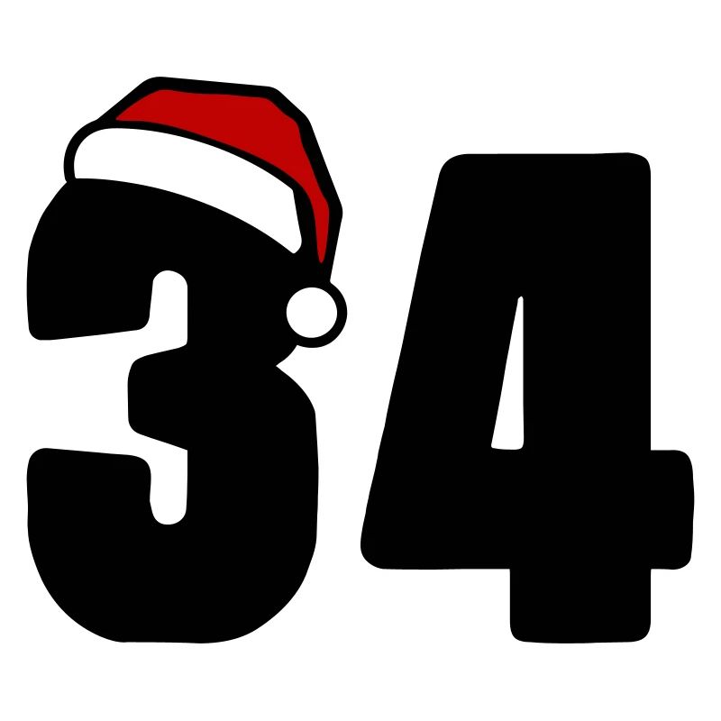 34 Zahl Weihnachten