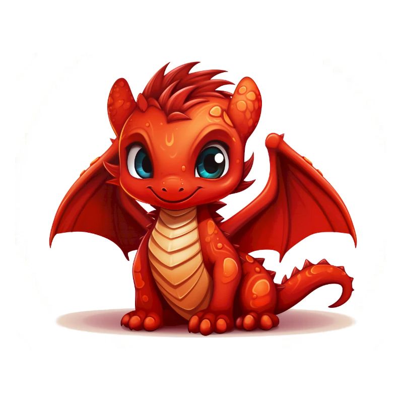 Kleiner roter Drache