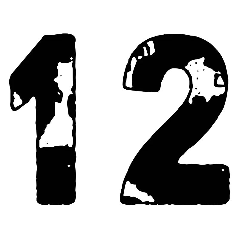 12 Zahl Trikot