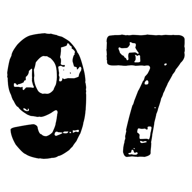 97 Zahl Trikot