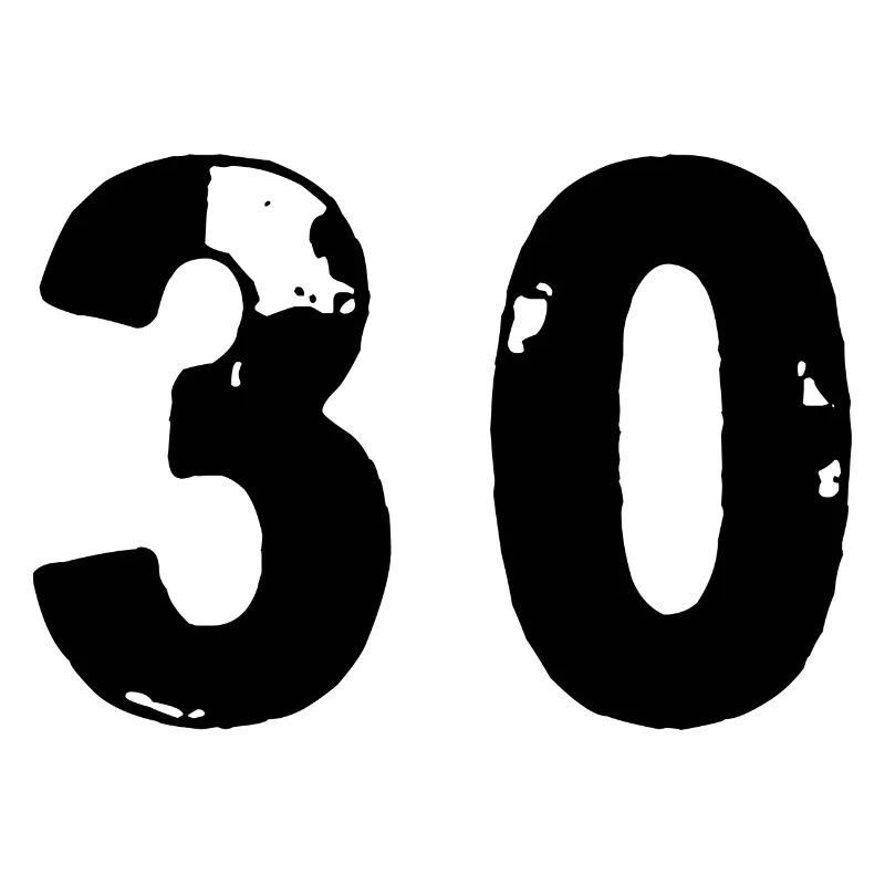 30 Zahl Trikot