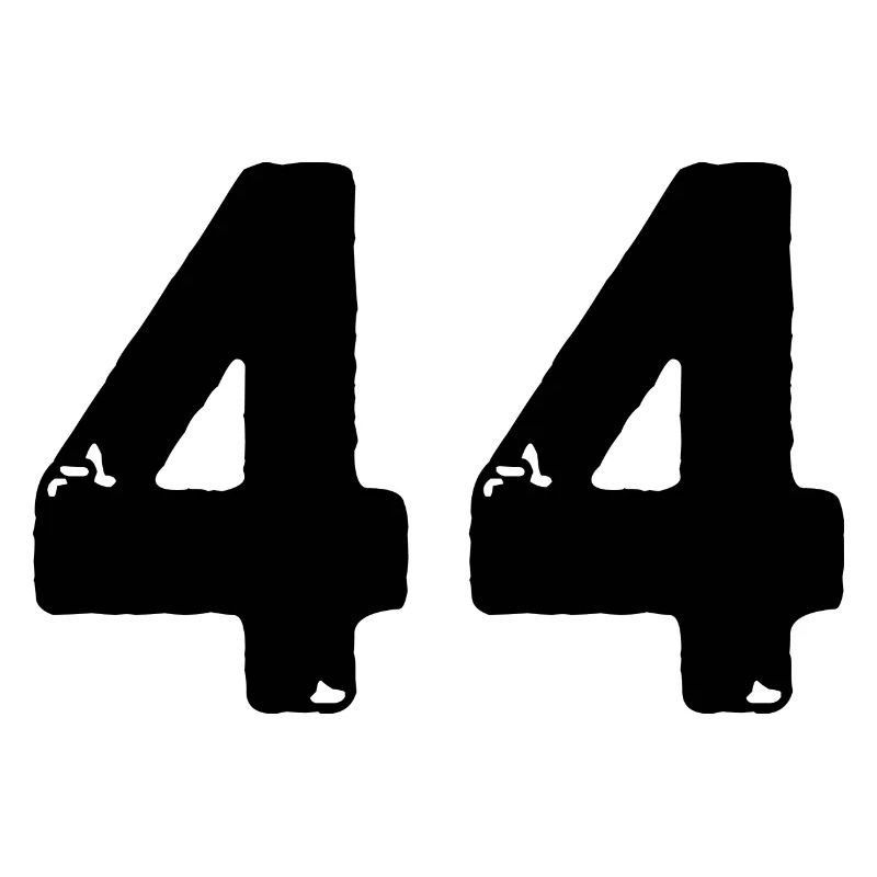 44 Zahl Trikot