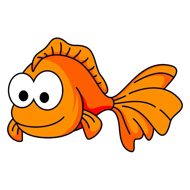 Goldfisch Comic Tier