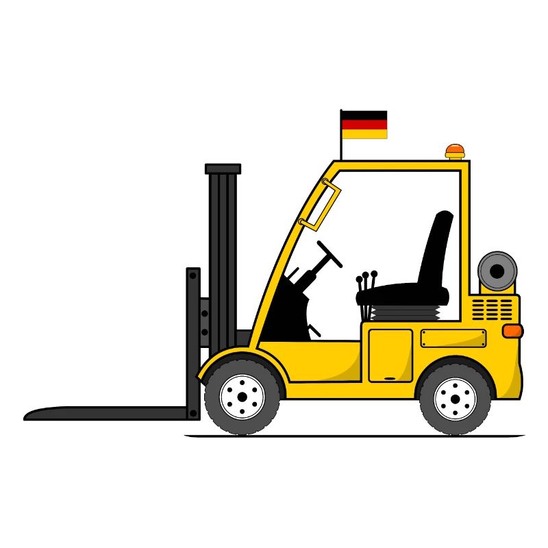 Stapler Deutschland Flagge