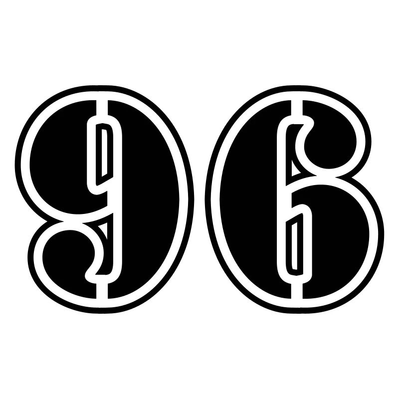 96 Zahl Symbol