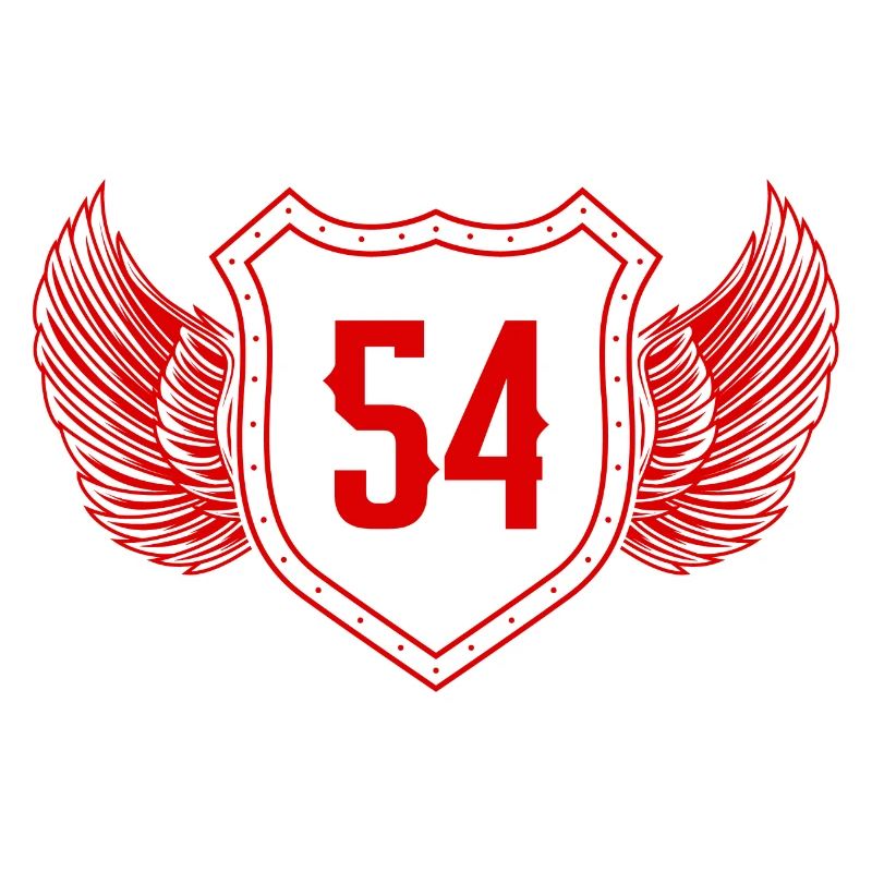 54 Zahl Wappen