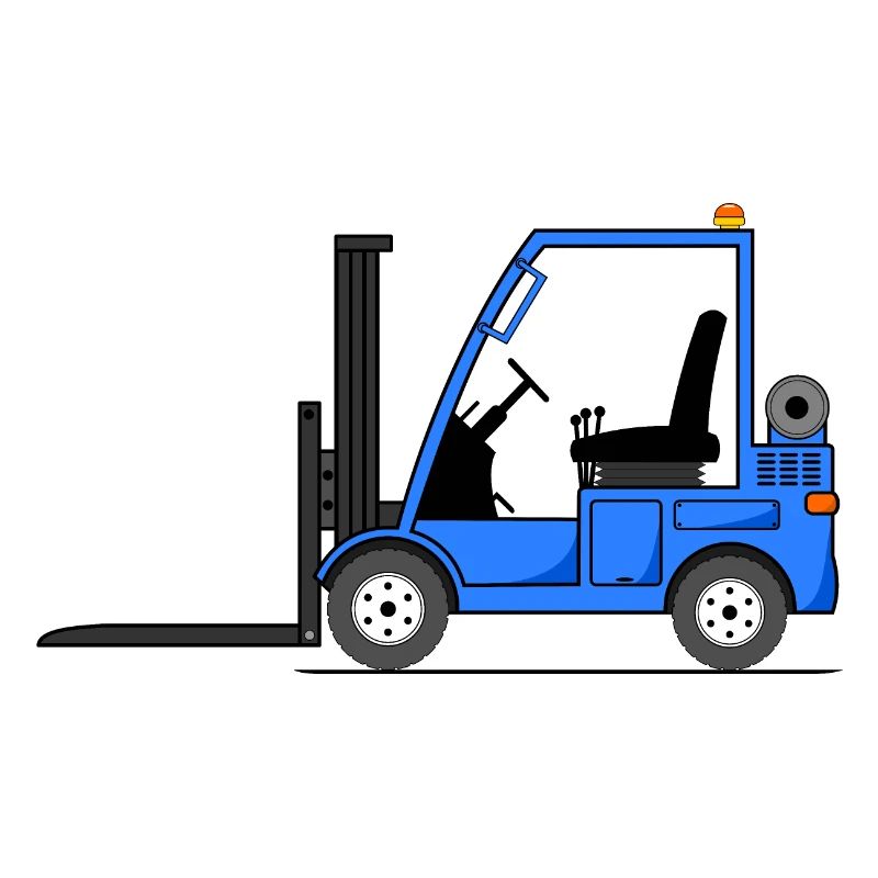 Stapler Gabelstabler Blau