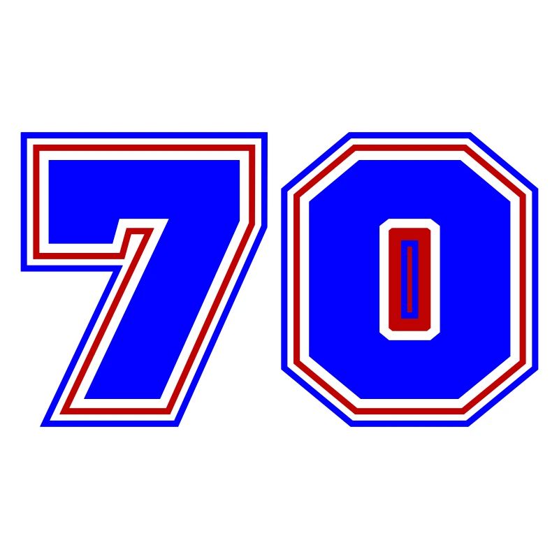 70 Zahl nummer