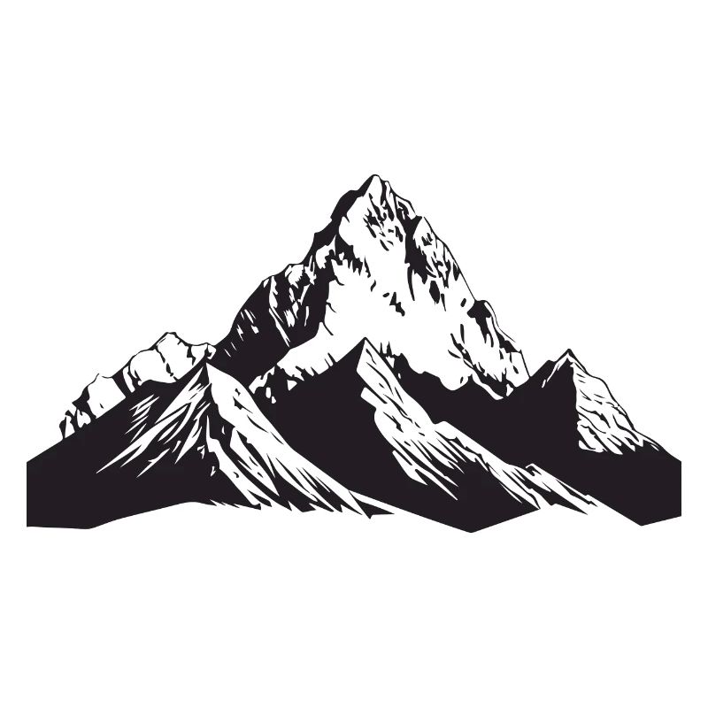 Berge Bergsteiger Symbol