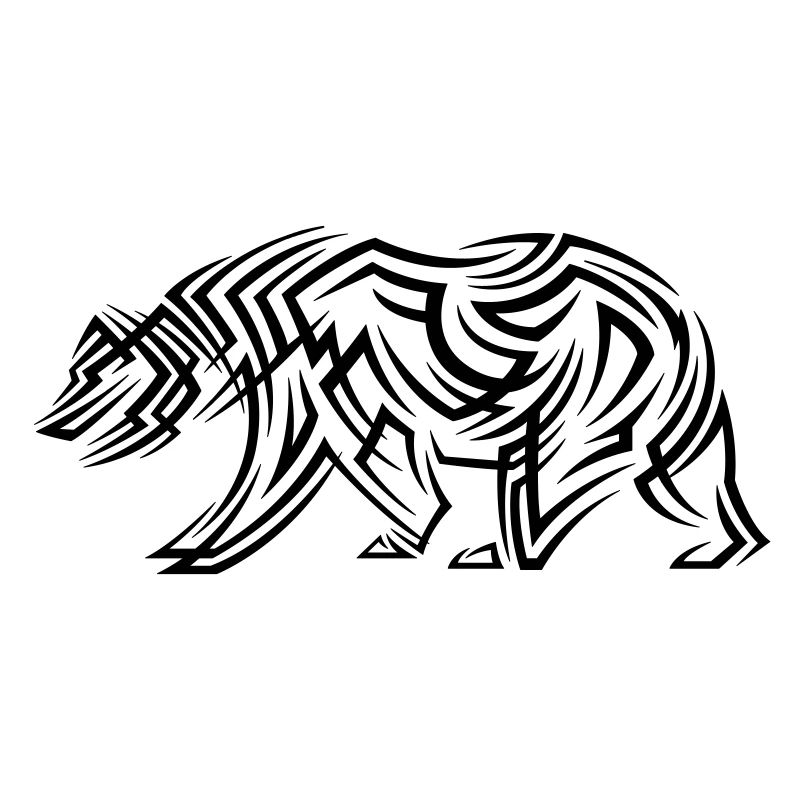 Bär Tribal Tattoo