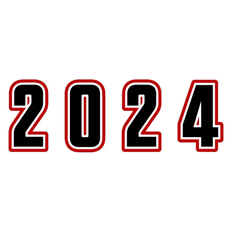 2024 Jahr Zahl