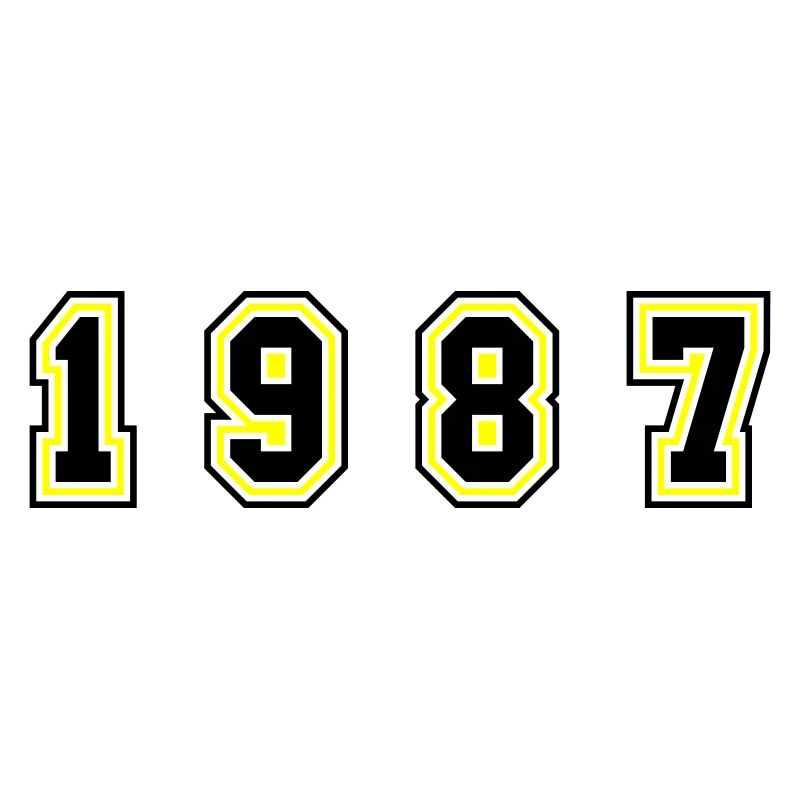 1987 Jahr Zahl