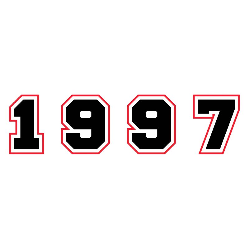 1997 Jahr Zahl