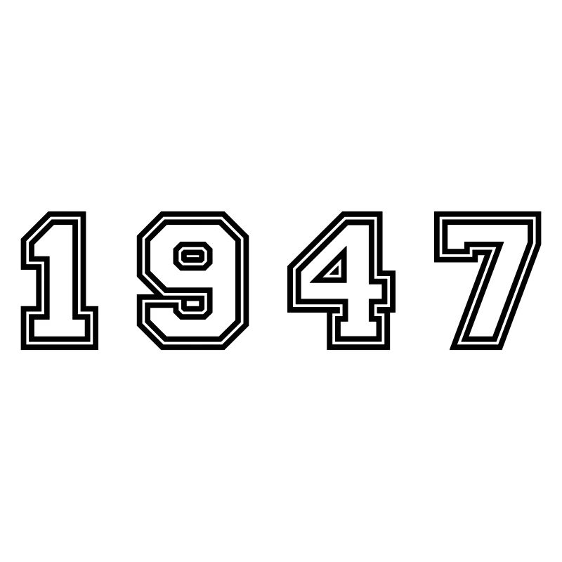 1947 Jahr Zahl