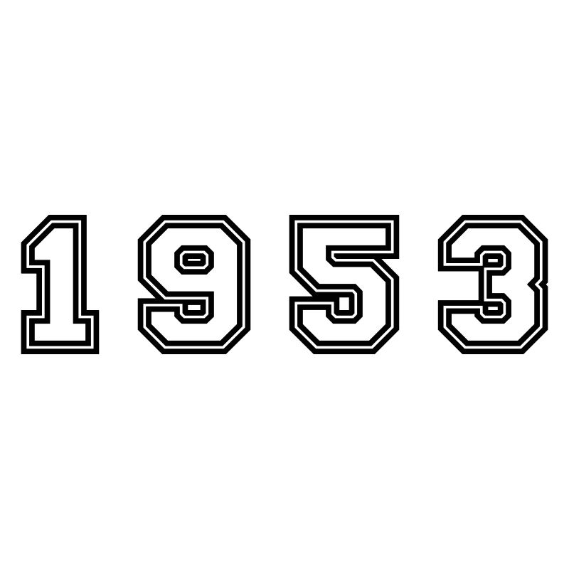 1953 Jahr Zahl