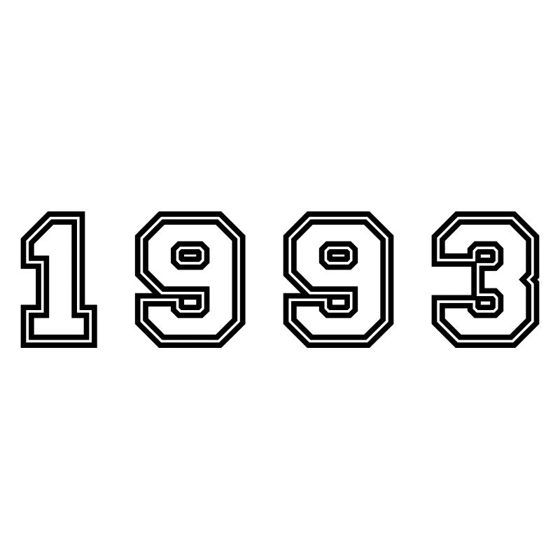 1993 Jahr Zahl