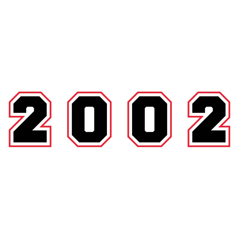 2002 Jahr Zahl