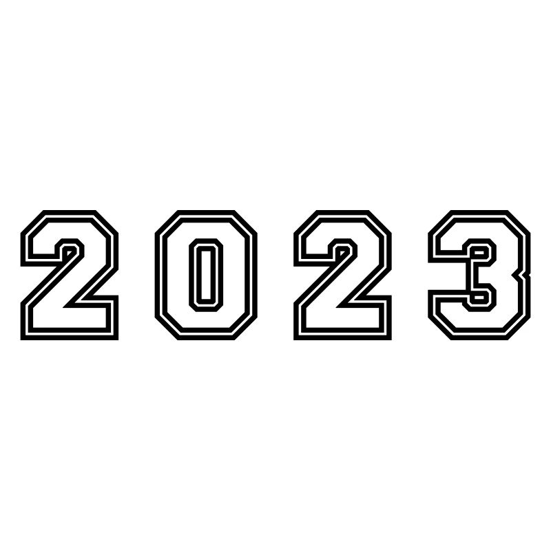 2023 Jahr Zahl
