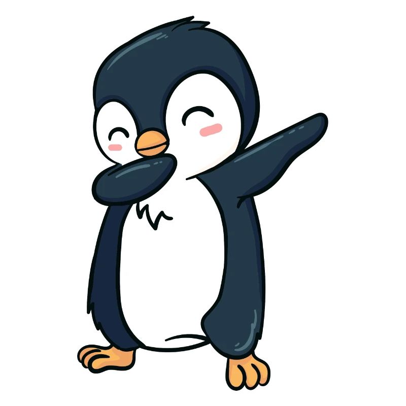 Dabbing Penguin