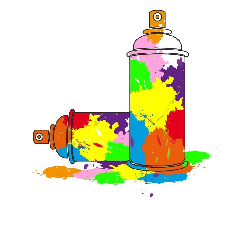 Graffiti spray can sprayer cans gift idea