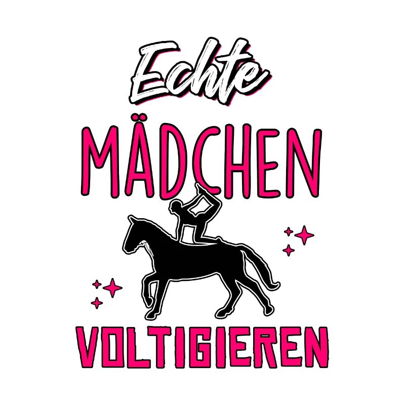 Echte Mädchen Voltigieren