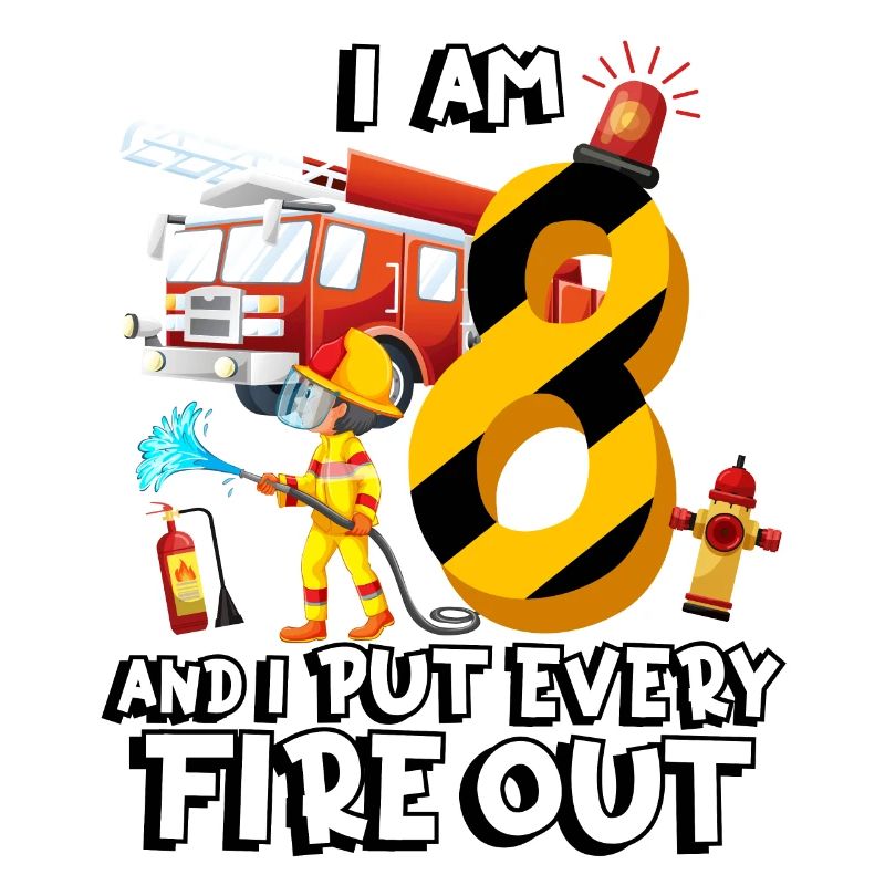 Fire engine firefighting I am 8 years old